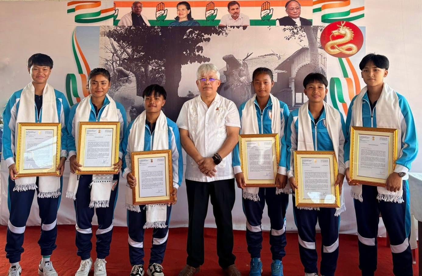 Honouring Manipur's young women footballers